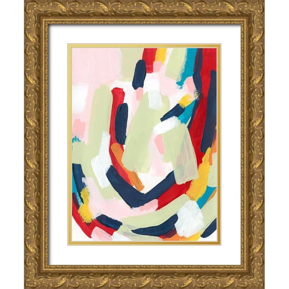 Vess, June Erica 19x24 Gold Ornate Wood Framed with Double Matting Museum Art Print Titled - Vortex II