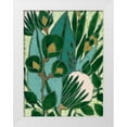 thumbnail image 1 of Vess, June Erica 19x24 White Modern Wood Framed Museum Art Print Titled - Bottle Glass Garden II, 1 of 4