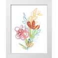 thumbnail image 1 of Vess, June Erica 19x24 White Modern Wood Framed Museum Art Print Titled - Flora Moderne III, 1 of 4