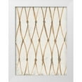 thumbnail image 1 of Vess, June Erica 19x24 White Modern Wood Framed Museum Art Print Titled - Neutral Lattice IV, 1 of 4
