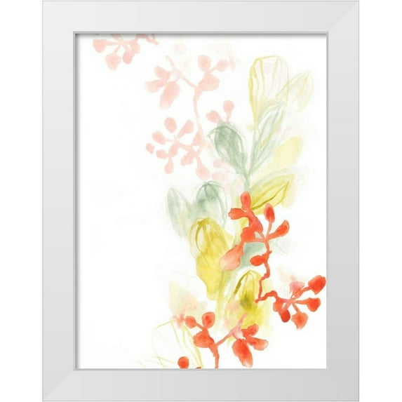 Vess, June Erica 19x24 White Modern Wood Framed Museum Art Print Titled - Sea Branch II