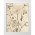 thumbnail image 1 of Vess, June Erica 19x24 White Modern Wood Framed Museum Art Print Titled - Vintage Wildflowers II, 1 of 4