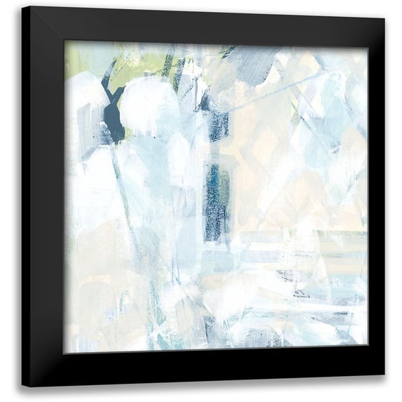 Vess, June Erica 20x20 Black Modern Framed Museum Art Print Titled - Blue Network IV
