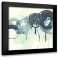 thumbnail image 1 of Vess, June Erica 20x20 Black Modern Framed Museum Art Print Titled - Chainlink Verdigris II, 1 of 5