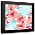 thumbnail image 1 of Vess, June Erica 20x20 Black Modern Framed Museum Art Print Titled - Cherry Blossom Pop I, 1 of 5