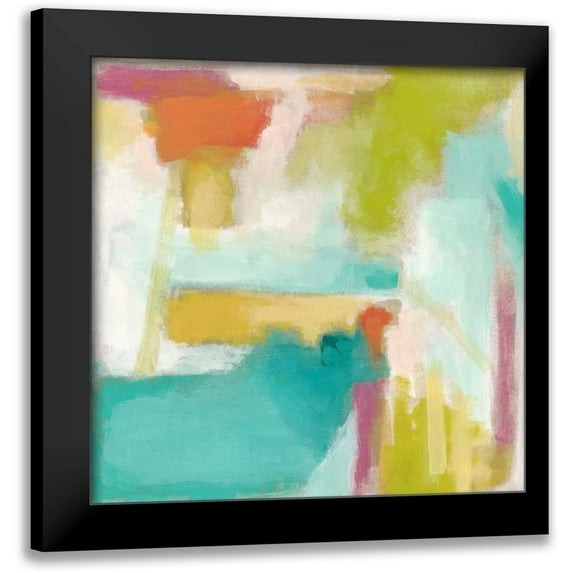 Vess, June Erica 20x20 Black Modern Framed Museum Art Print Titled - Color Space II