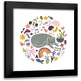 thumbnail image 1 of Vess, June Erica 20x20 Black Modern Framed Museum Art Print Titled - Cool Cats II, 1 of 5