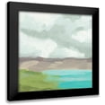 thumbnail image 1 of Vess, June Erica 20x20 Black Modern Framed Museum Art Print Titled - Harbor Horizon II, 1 of 5