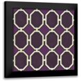thumbnail image 1 of Vess, June Erica 20x20 Black Modern Framed Museum Art Print Titled - Market Motifs VIII, 1 of 5
