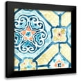 thumbnail image 1 of Vess, June Erica 20x20 Black Modern Framed Museum Art Print Titled - Medallion Medley III, 1 of 5