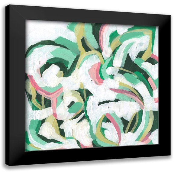 Vess, June Erica 20x20 Black Modern Framed Museum Art Print Titled - Mint Billows II