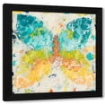 thumbnail image 1 of June Erica Vess 20x20 Black Modern Wood Framed Wall Art Titled - Prism Butterfly I, 1 of 6