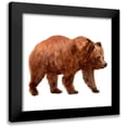 thumbnail image 1 of Vess, June Erica 20x20 Black Modern Framed Museum Art Print Titled - Simple Lodge Animals III, 1 of 5