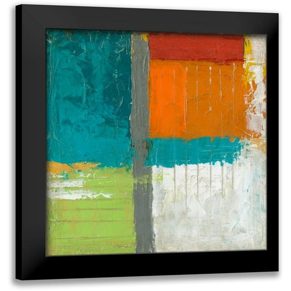 Vess, June Erica 20x20 Black Modern Framed Museum Art Print Titled - Urban Impact I