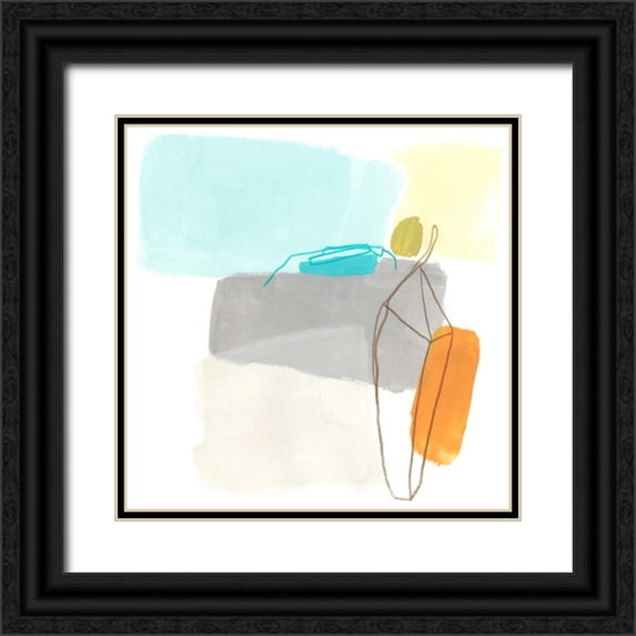Vess, June Erica 20x20 Black Ornate Wood Framed with Double Matting Museum Art Print Titled - Adagio III