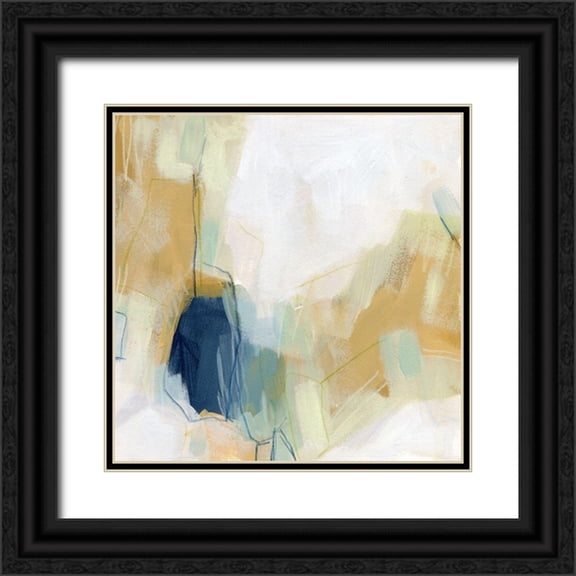 Vess, June Erica 20x20 Black Ornate Wood Framed with Double Matting Museum Art Print Titled - Blue Beacon I