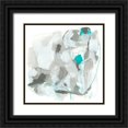 thumbnail image 1 of Vess, June Erica 20x20 Black Ornate Wood Framed with Double Matting Museum Art Print Titled - Blue Scramble I, 1 of 4