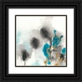 thumbnail image 1 of Vess, June Erica 20x20 Black Ornate Wood Framed with Double Matting Museum Art Print Titled - Cerulean Mirage I, 1 of 4