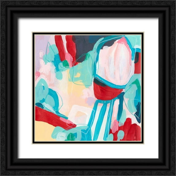 Vess, June Erica 20x20 Black Ornate Wood Framed with Double Matting Museum Art Print Titled - Maximum Dissonance II