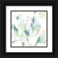 thumbnail image 1 of Vess, June Erica 20x20 Black Ornate Wood Framed with Double Matting Museum Art Print Titled - Mint Fissure II, 1 of 4
