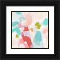 thumbnail image 1 of Vess, June Erica 20x20 Black Ornate Wood Framed with Double Matting Museum Art Print Titled - Mosaic Momentum I, 1 of 4