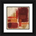 thumbnail image 1 of Vess, June Erica 20x20 Black Ornate Wood Framed with Double Matting Museum Art Print Titled - Overlap II, 1 of 4
