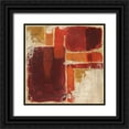 thumbnail image 1 of Vess, June Erica 20x20 Black Ornate Wood Framed with Double Matting Museum Art Print Titled - Overlap I, 1 of 4