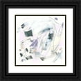 thumbnail image 1 of Vess, June Erica 20x20 Black Ornate Wood Framed with Double Matting Museum Art Print Titled - Periwinkle Constellation II, 1 of 4