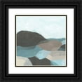 thumbnail image 1 of Vess, June Erica 20x20 Black Ornate Wood Framed with Double Matting Museum Art Print Titled - Riverbend Valley I, 1 of 4