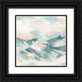 thumbnail image 1 of Vess, June Erica 20x20 Black Ornate Wood Framed with Double Matting Museum Art Print Titled - Seafoam Cloudbank II, 1 of 4
