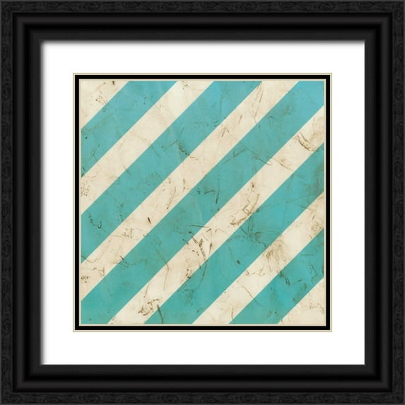 Vess, June Erica 20x20 Black Ornate Wood Framed with Double Matting Museum Art Print Titled - Seaside Signals V
