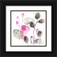 thumbnail image 1 of Vess, June Erica 20x20 Black Ornate Wood Framed with Double Matting Museum Art Print Titled - Snapdragon I, 1 of 4