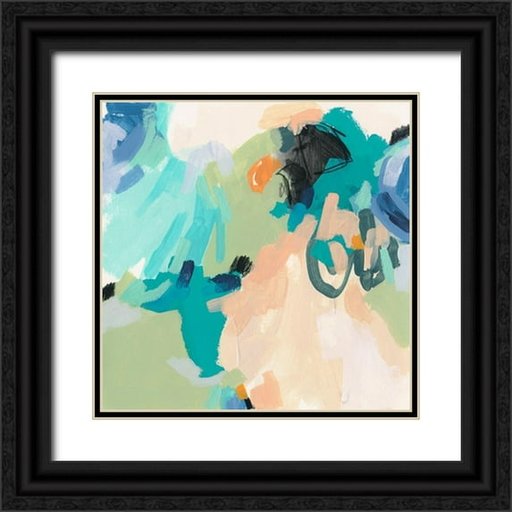 Vess, June Erica 20x20 Black Ornate Wood Framed with Double Matting Museum Art Print Titled - Soft Serve II