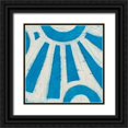 thumbnail image 1 of Vess, June Erica 20x20 Black Ornate Wood Framed with Double Matting Museum Art Print Titled - Spectrum Hieroglyph V, 1 of 4
