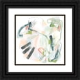 thumbnail image 1 of Vess, June Erica 20x20 Black Ornate Wood Framed with Double Matting Museum Art Print Titled - String Map I, 1 of 4