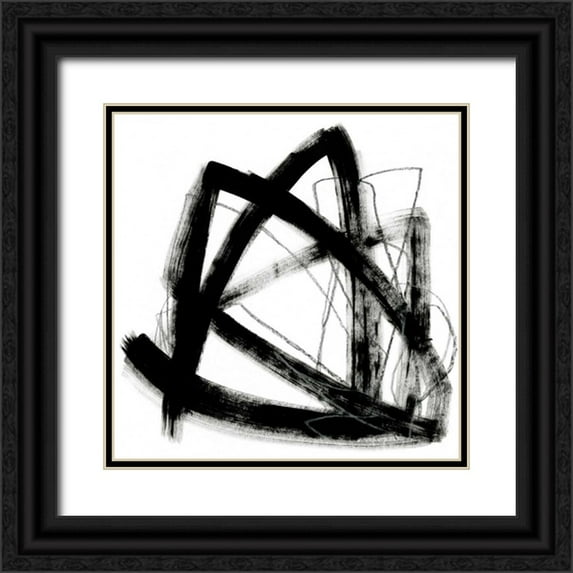 Vess, June Erica 20x20 Black Ornate Wood Framed with Double Matting Museum Art Print Titled - Tessellation IX