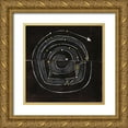 thumbnail image 1 of Vess, June Erica 20x20 Gold Ornate Wood Framed with Double Matting Museum Art Print Titled - Algorithm IX, 1 of 4