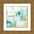 thumbnail image 1 of Vess, June Erica 20x20 Gold Ornate Wood Framed with Double Matting Museum Art Print Titled - Aquatic Atmosphere IV, 1 of 4