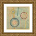thumbnail image 1 of Vess, June Erica 20x20 Gold Ornate Wood Framed with Double Matting Museum Art Print Titled - Bits and Pieces IV, 1 of 4