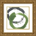 thumbnail image 1 of Vess, June Erica 20x20 Gold Ornate Wood Framed with Double Matting Museum Art Print Titled - Circular Reaction I, 1 of 4