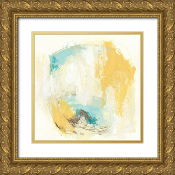 Vess, June Erica 20x20 Gold Ornate Wood Framed with Double Matting Museum Art Print Titled - Diadem III