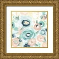 thumbnail image 1 of Vess, June Erica 20x20 Gold Ornate Wood Framed with Double Matting Museum Art Print Titled - Fiore Field II, 1 of 4