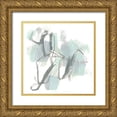 thumbnail image 1 of Vess, June Erica 20x20 Gold Ornate Wood Framed with Double Matting Museum Art Print Titled - Frost Lichen I, 1 of 4