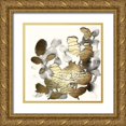 thumbnail image 1 of Vess, June Erica 20x20 Gold Ornate Wood Framed with Double Matting Museum Art Print Titled - Gilt Garden II, 1 of 4