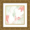 thumbnail image 1 of Vess, June Erica 20x20 Gold Ornate Wood Framed with Double Matting Museum Art Print Titled - Hibiscus Palette I, 1 of 4