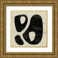 thumbnail image 1 of Vess, June Erica 20x20 Gold Ornate Wood Framed with Double Matting Museum Art Print Titled - Hieroglyph IX, 1 of 4