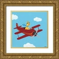 thumbnail image 1 of Vess, June Erica 20x20 Gold Ornate Wood Framed with Double Matting Museum Art Print Titled - In the Clouds I, 1 of 4