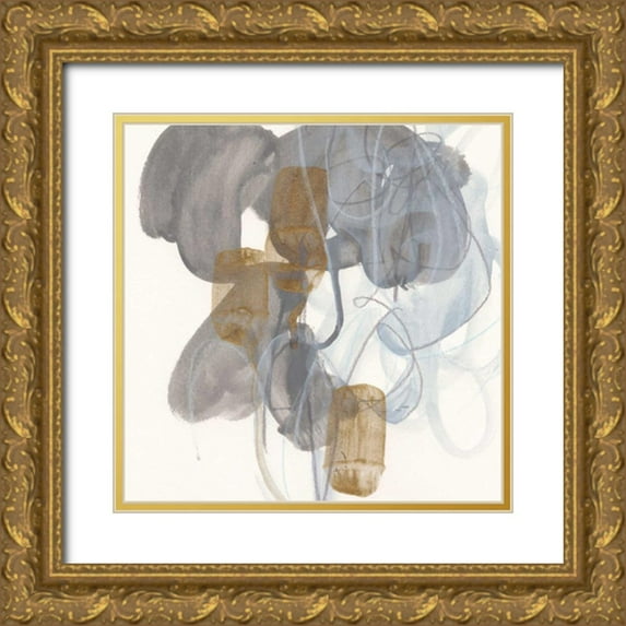 Vess, June Erica 20x20 Gold Ornate Wood Framed with Double Matting Museum Art Print Titled - Inference IV