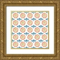 thumbnail image 1 of Vess, June Erica 20x20 Gold Ornate Wood Framed with Double Matting Museum Art Print Titled - Medallion Medley Collection F, 1 of 4