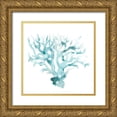 thumbnail image 1 of Vess, June Erica 20x20 Gold Ornate Wood Framed with Double Matting Museum Art Print Titled - Ocean Cameo I, 1 of 4